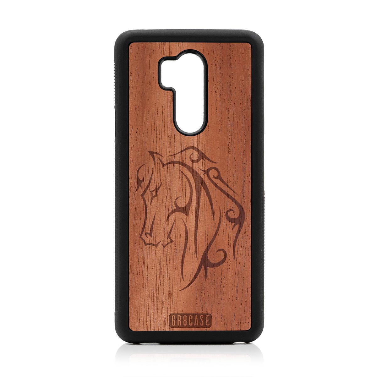 Horse Tattoo Design Wood Case LG G7 ThinQ by GR8CASE