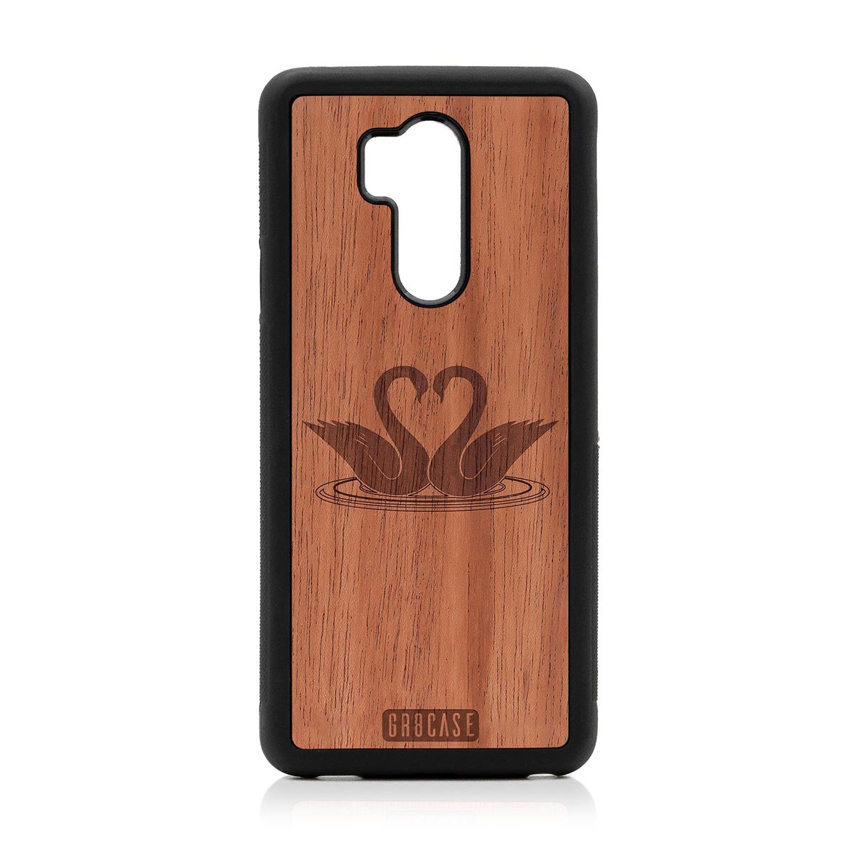 Swans Design Wood Case LG G7 ThinQ