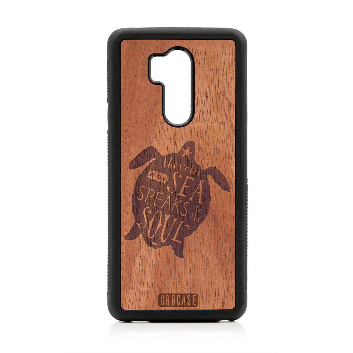 The Voice Of The Sea Speaks To The Soul (Turtle) Design Wood Case For LG G7 ThinQ