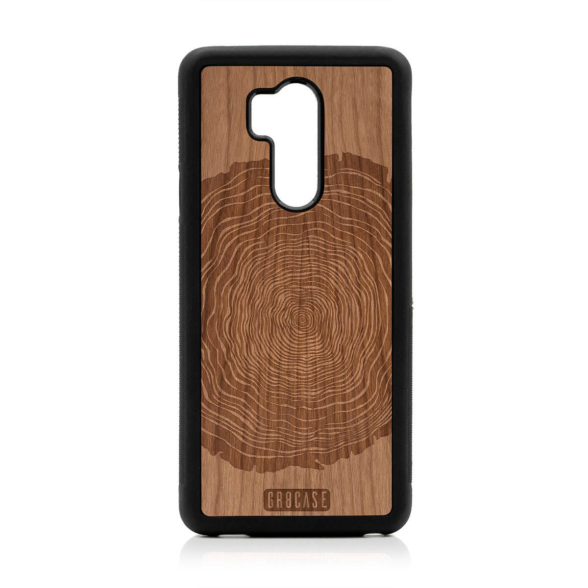Tree Rings Design Wood Case For LG G7 ThinQ
