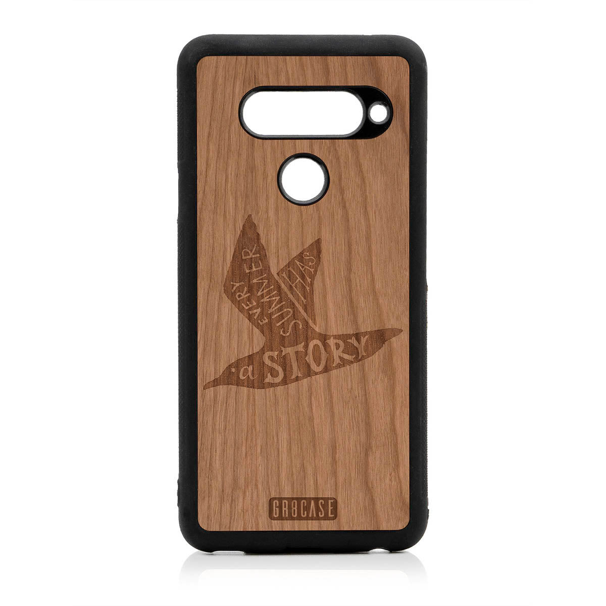 Every Summer Has A Story (Seagull) Design Wood Case For LG V40
