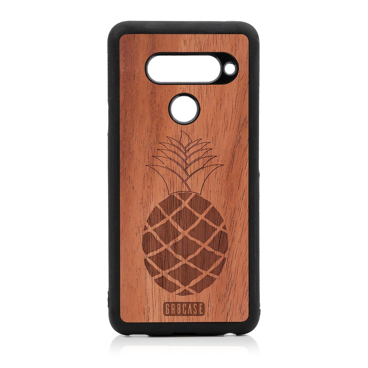 Pineapple Design Wood Case LG V40 by GR8CASE