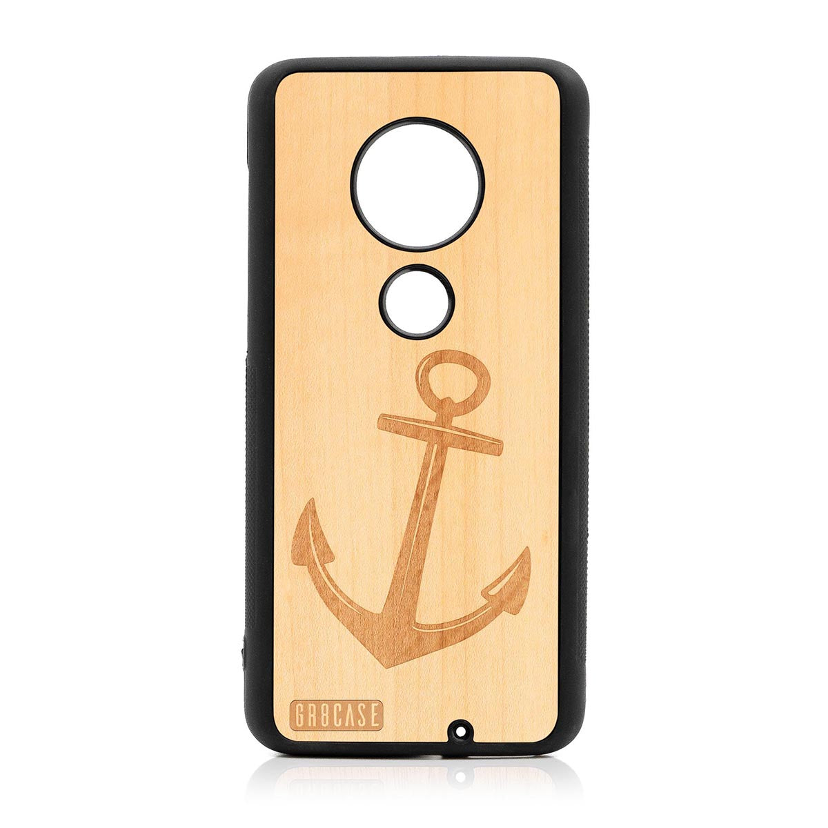 Anchor Design Wood Case For Moto G7 Plus by GR8CASE