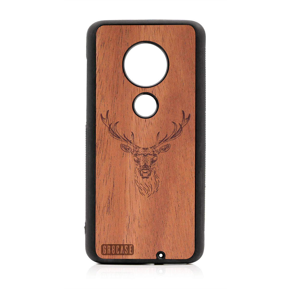 Elk Buck Design Wood Case For Moto G7 Plus by GR8CASE
