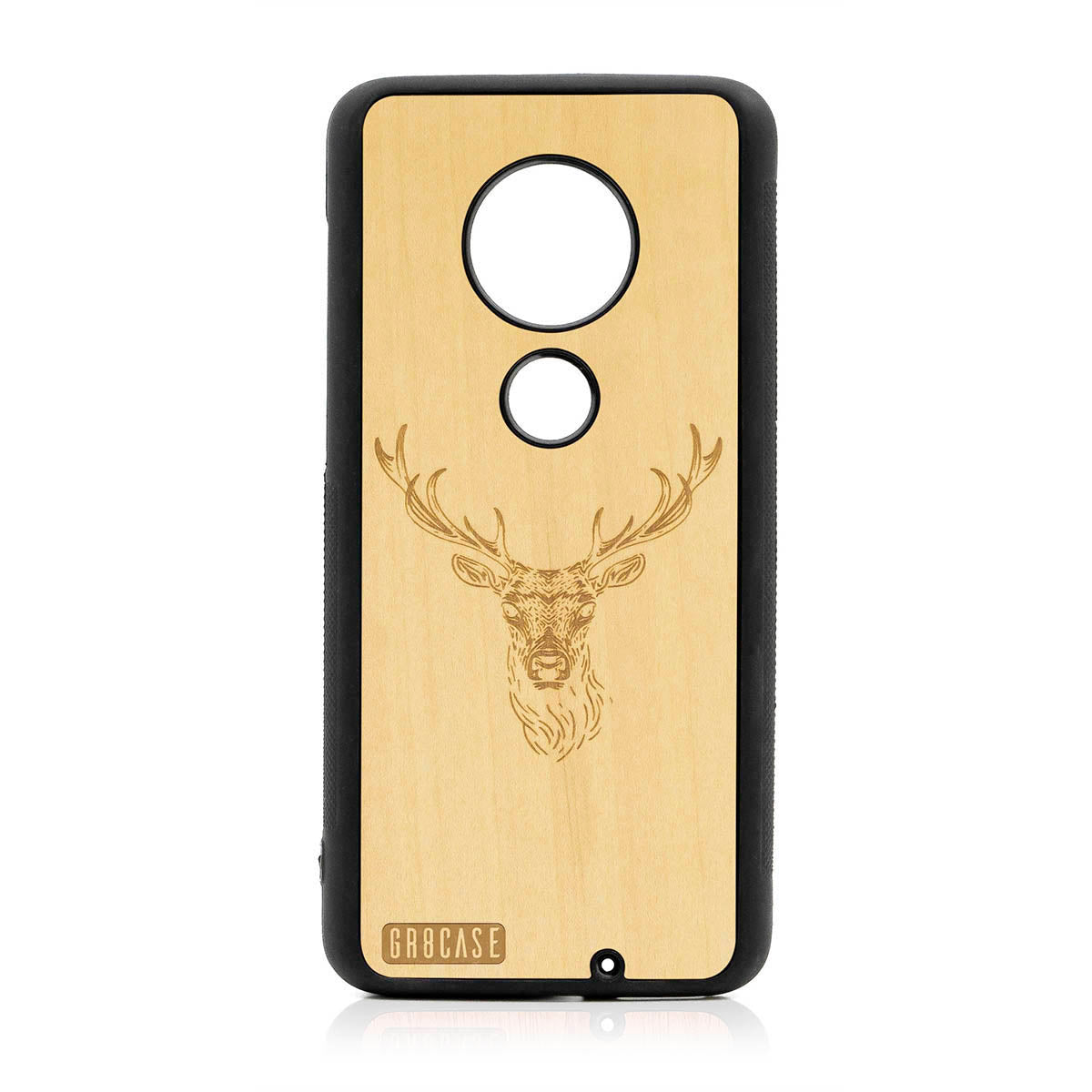 Elk Buck Design Wood Case For Moto G7 Plus by GR8CASE