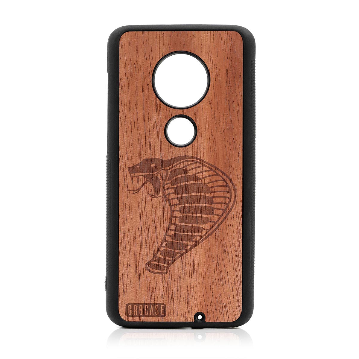 Cobra Design Wood Case For Moto G7 Plus by GR8CASE