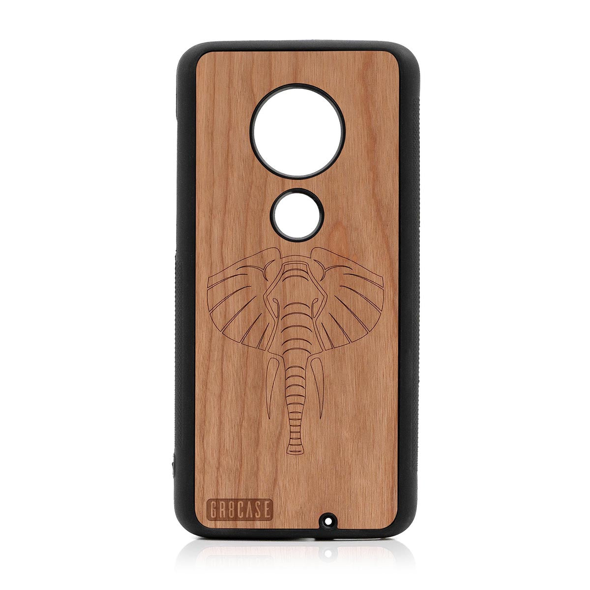 Elephant Design Wood Case Moto G7 Plus by GR8CASE
