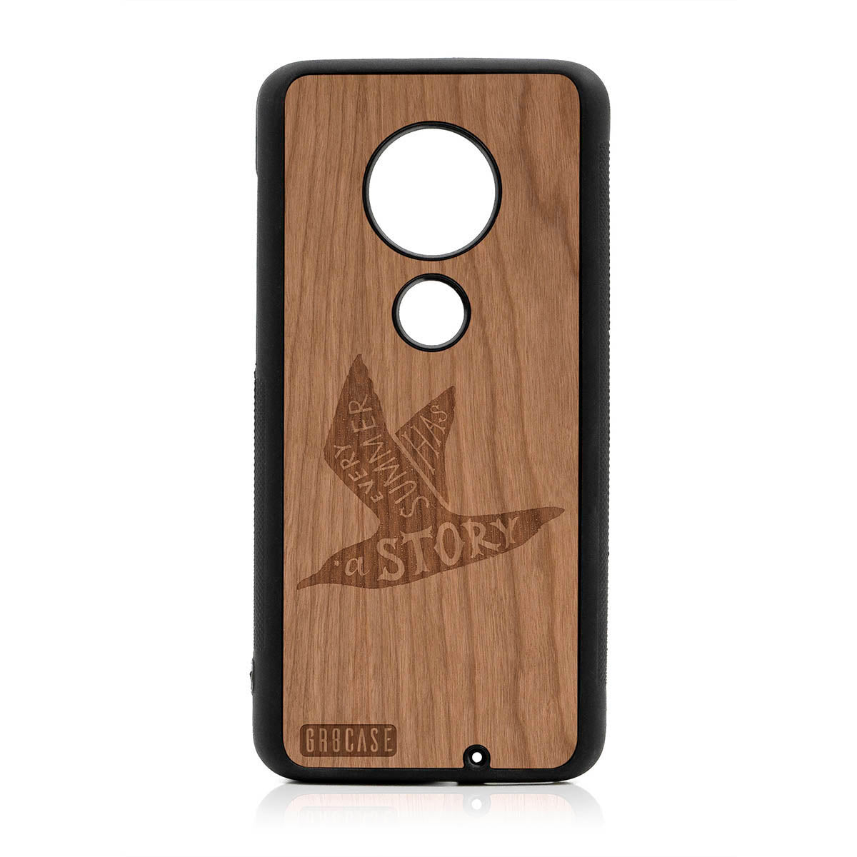 Every Summer Has A Story (Seagull) Design Wood Case For Moto G7 Plus