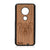 Furry Bear Design Wood Case For Moto G7 Plus