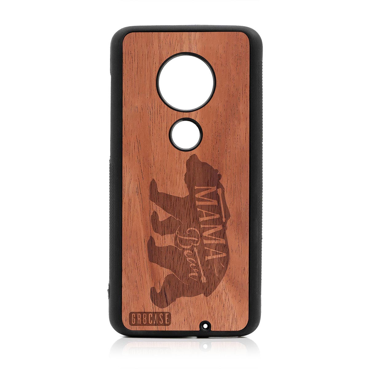 Mama Bear Design Wood Case Moto G7 Plus by GR8CASE