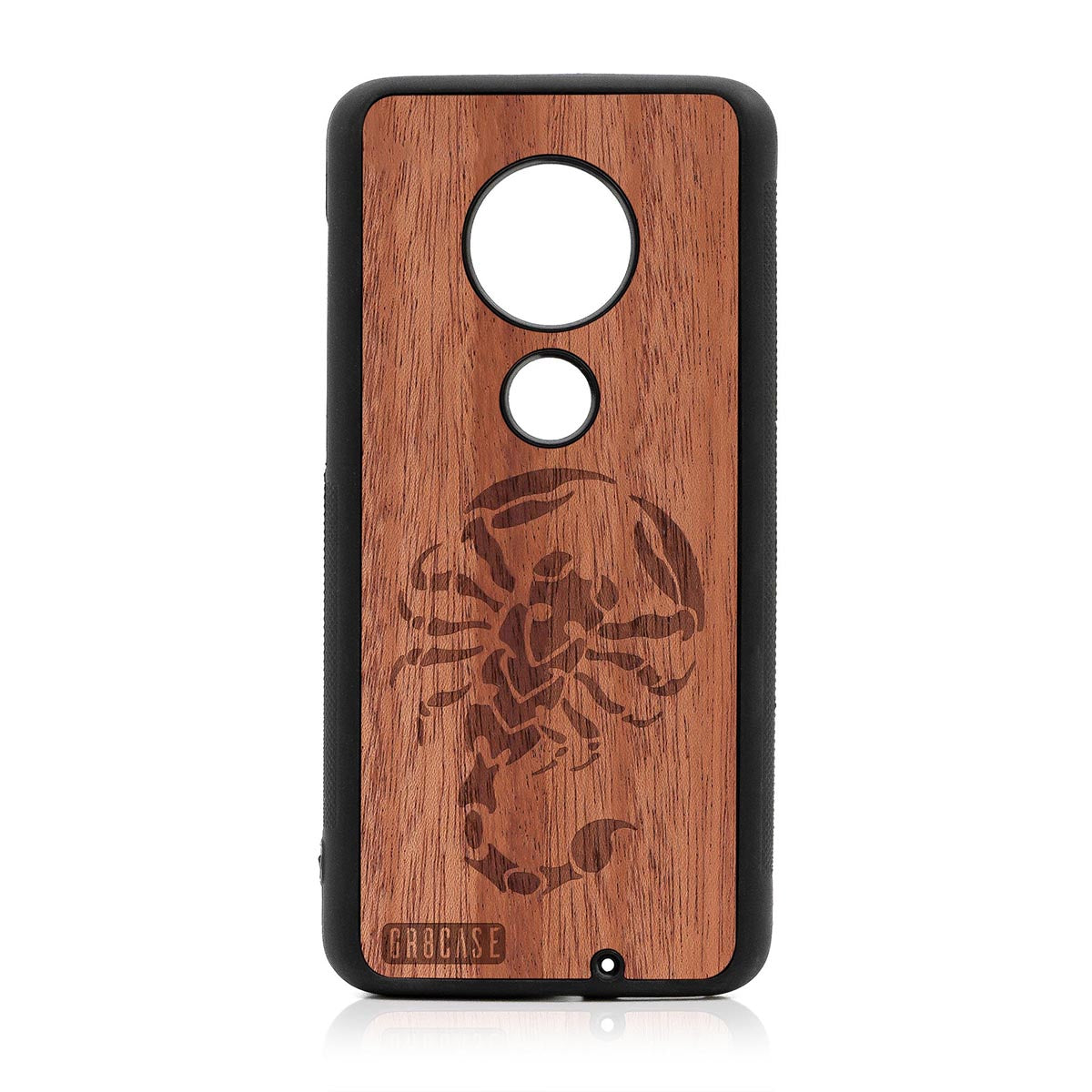 Scorpion Design Wood Case Moto G7 Plus by GR8CASE