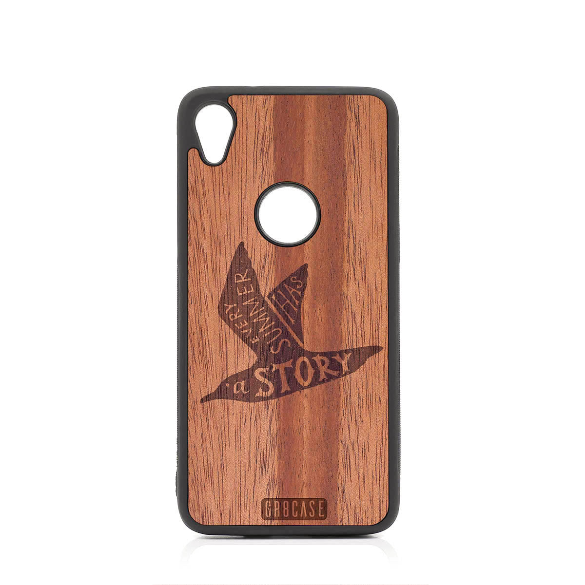 Every Summer Has A Story (Seagull) Design Wood Case For Moto E6