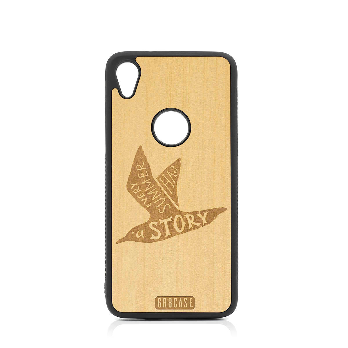 Every Summer Has A Story (Seagull) Design Wood Case For Moto E6