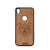 Furry Bear Design Wood Case For Moto E6