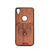Furry Bear Design Wood Case For Moto E6