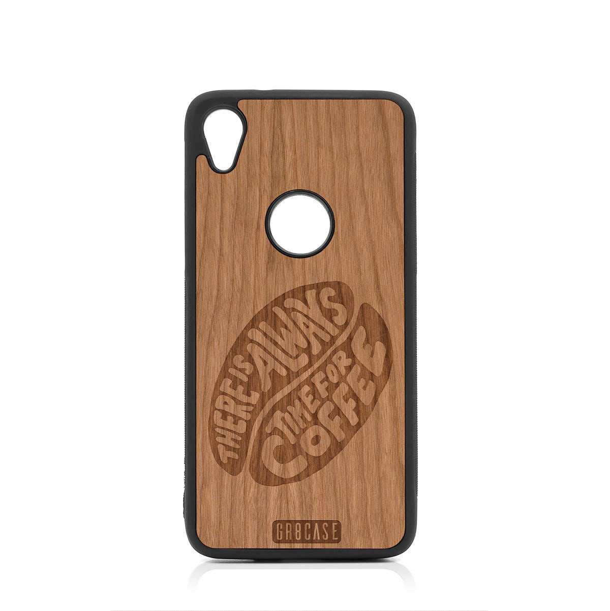 There Is Always Time For Coffee Design Wood Case For Moto E6
