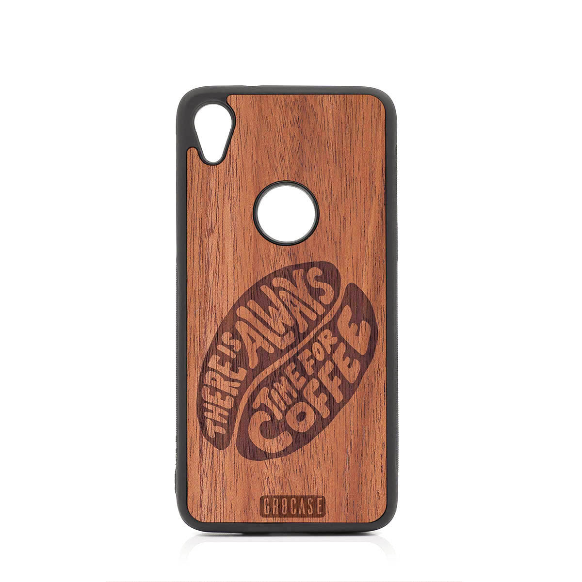There Is Always Time For Coffee Design Wood Case For Moto E6