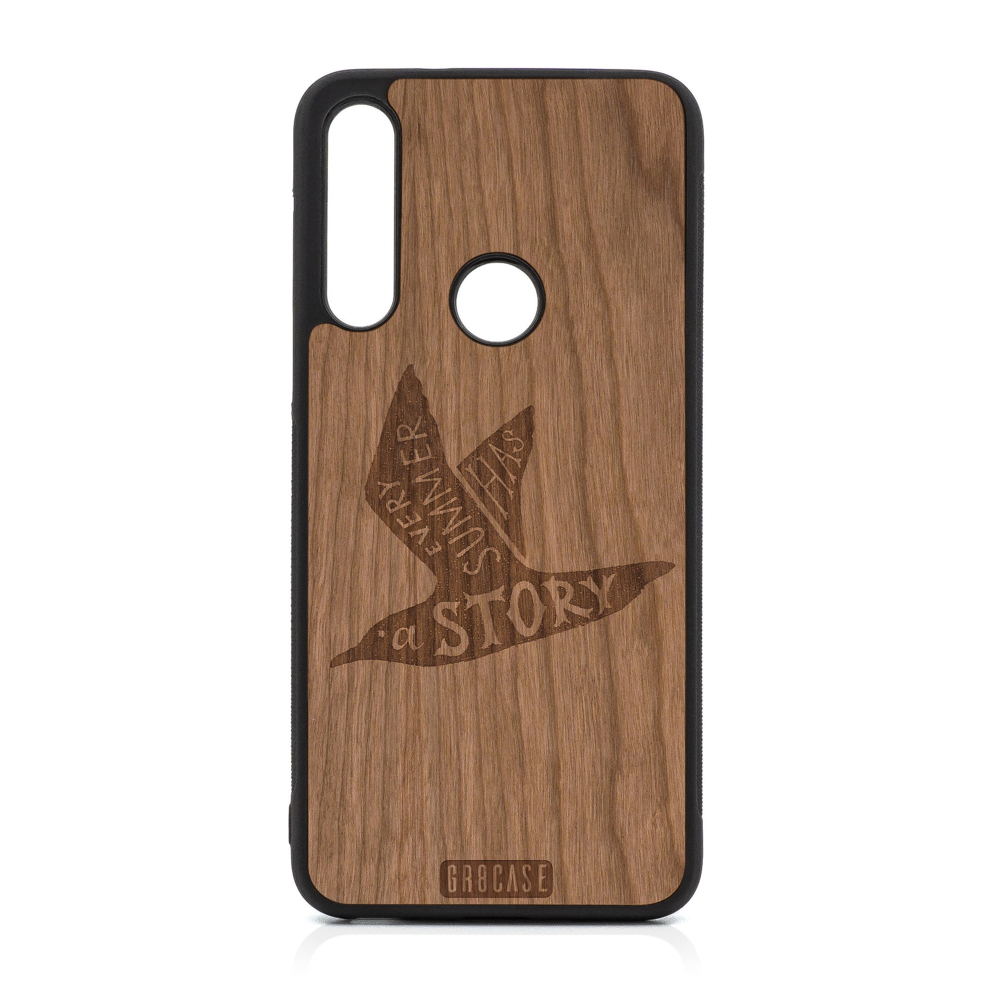 Every Summer Has A Story (Seagull) Design Wood Case For Moto G Fast