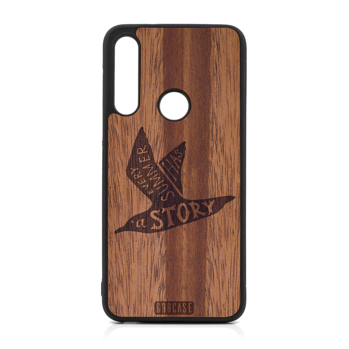 Every Summer Has A Story (Seagull) Design Wood Case For Moto G Fast