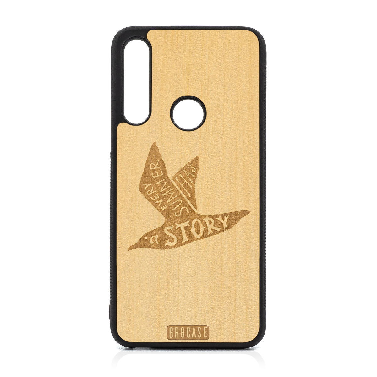 Every Summer Has A Story (Seagull) Design Wood Case For Moto G Fast
