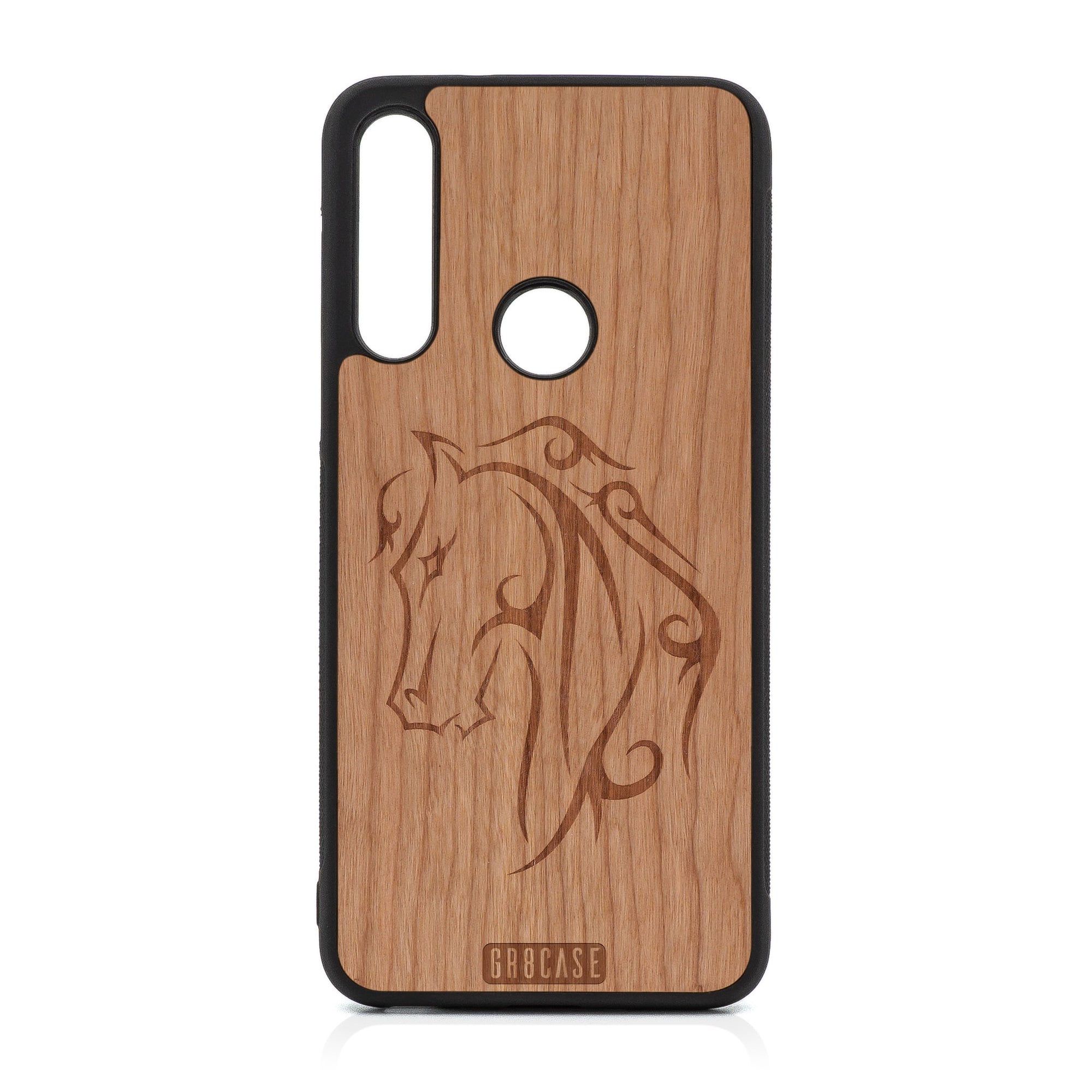 Horse Tattoo Design Wood Case For Moto G Fast
