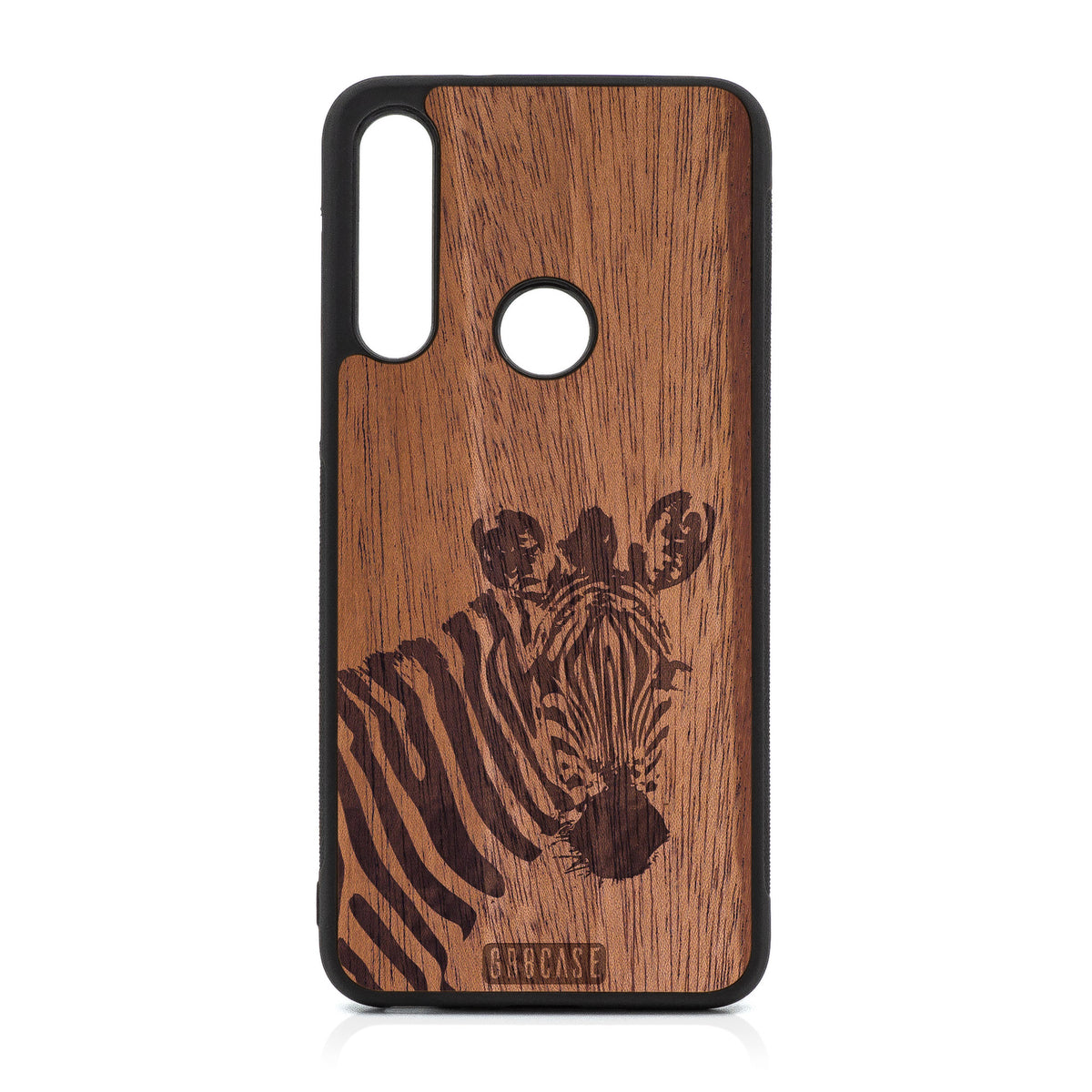 Lookout Zebra Design Wood Case For Moto G Fast