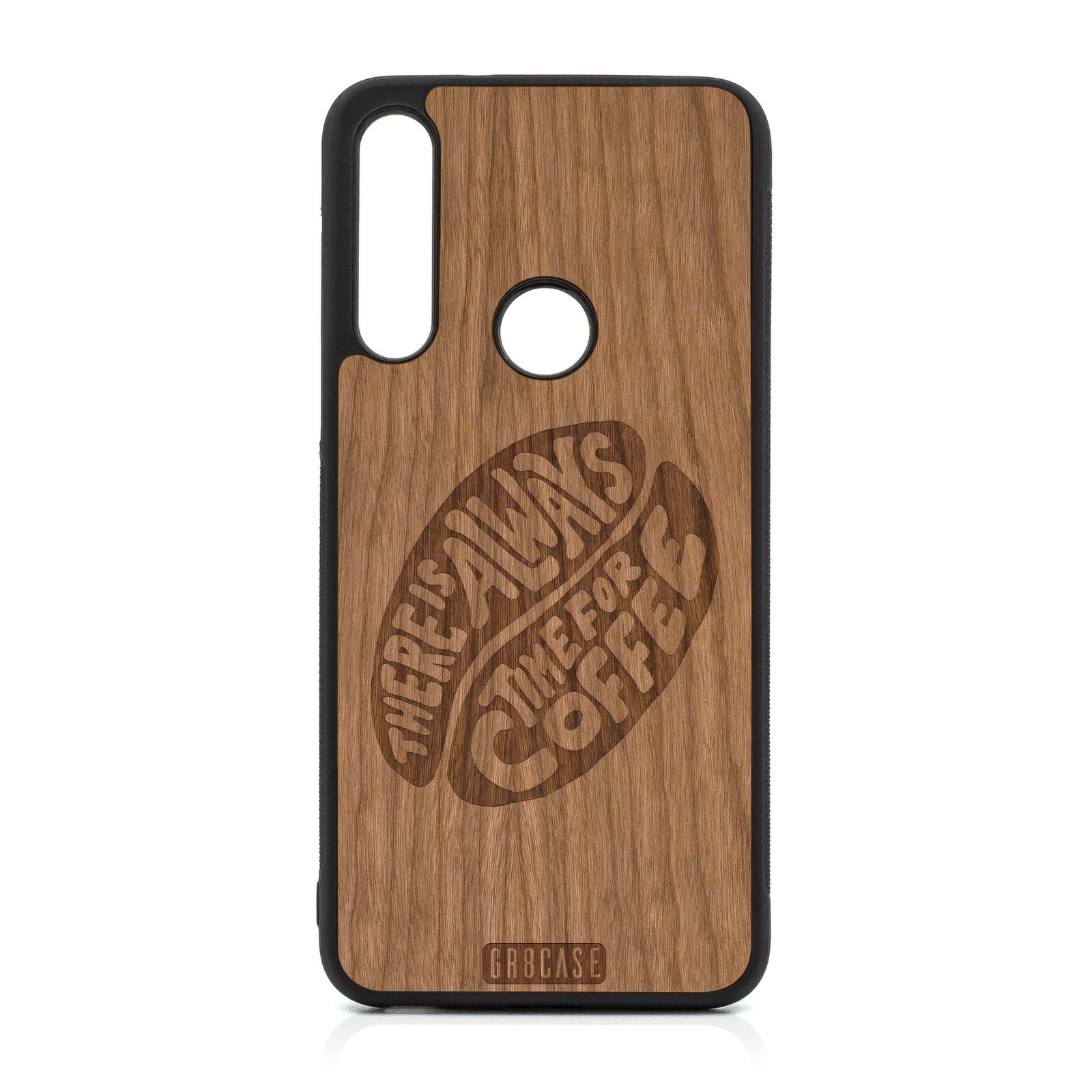 There Is Always Time For Coffee Design Wood Case For Moto G Fast