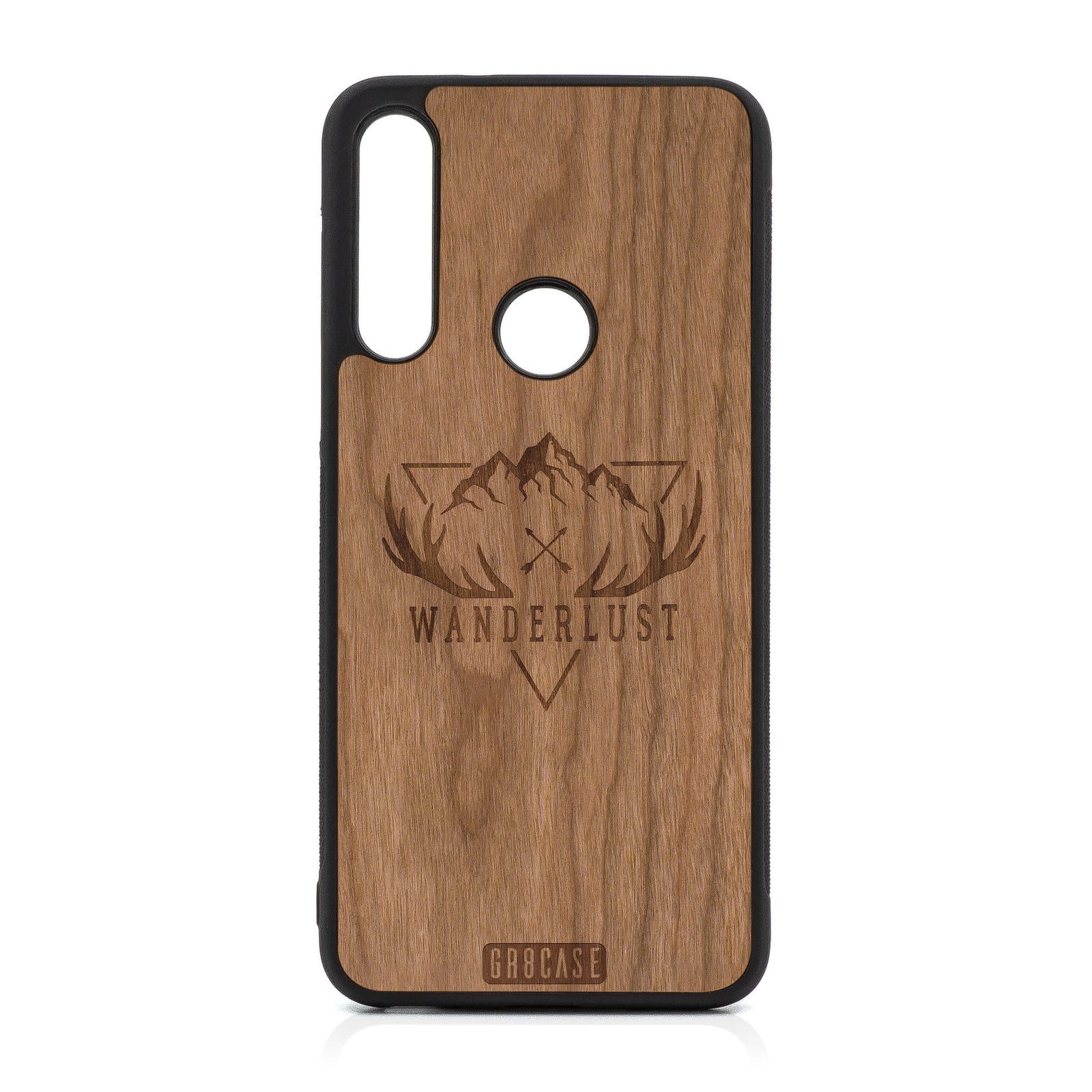 Wanderlust Design Wood Case For Moto G Fast
