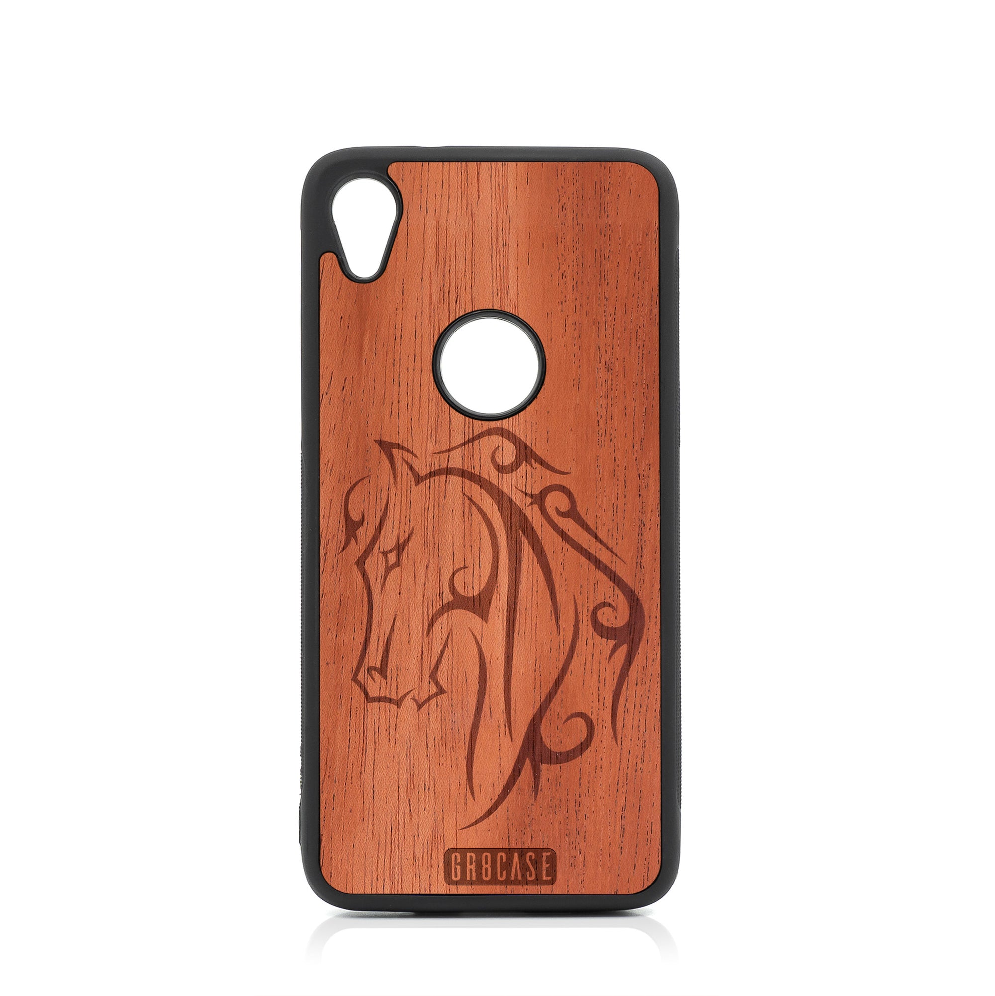 Horse Tattoo Design Wood Case For Moto E6 by GR8CASE