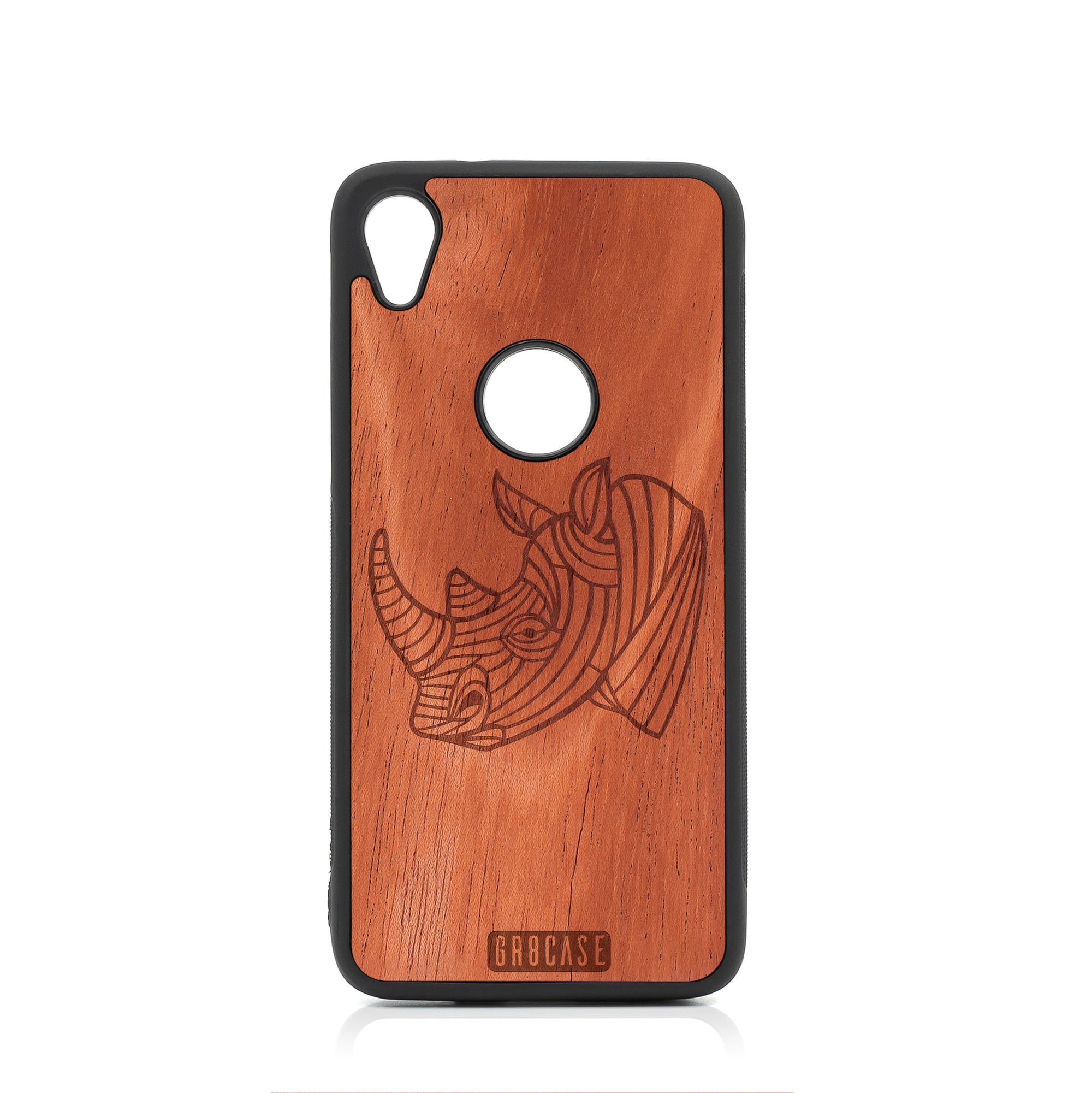Rhino Design Wood Case For Moto E6 by GR8CASE