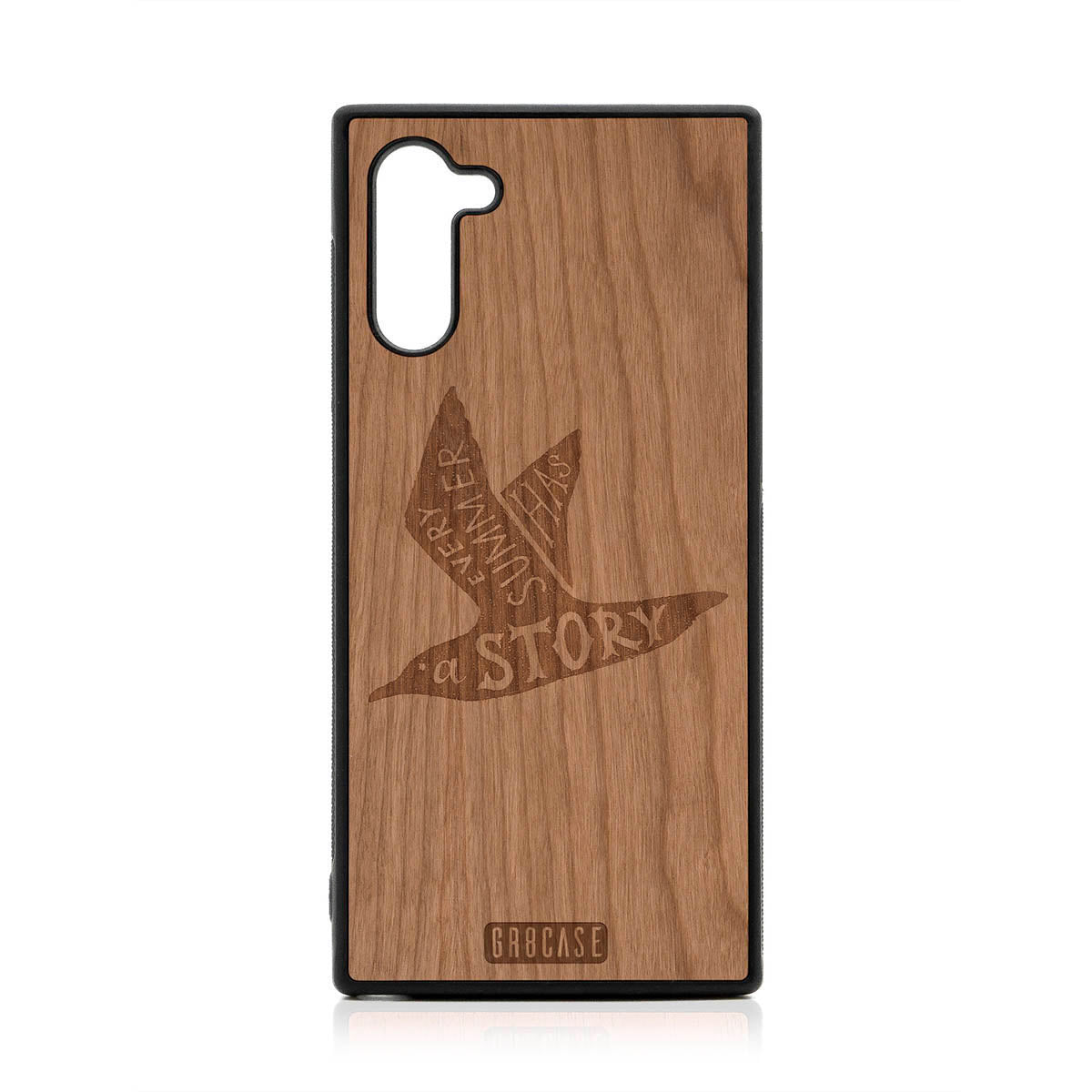 Every Summer Has A Story (Seagull) Design Wood Case For Samsung Galaxy Note 10