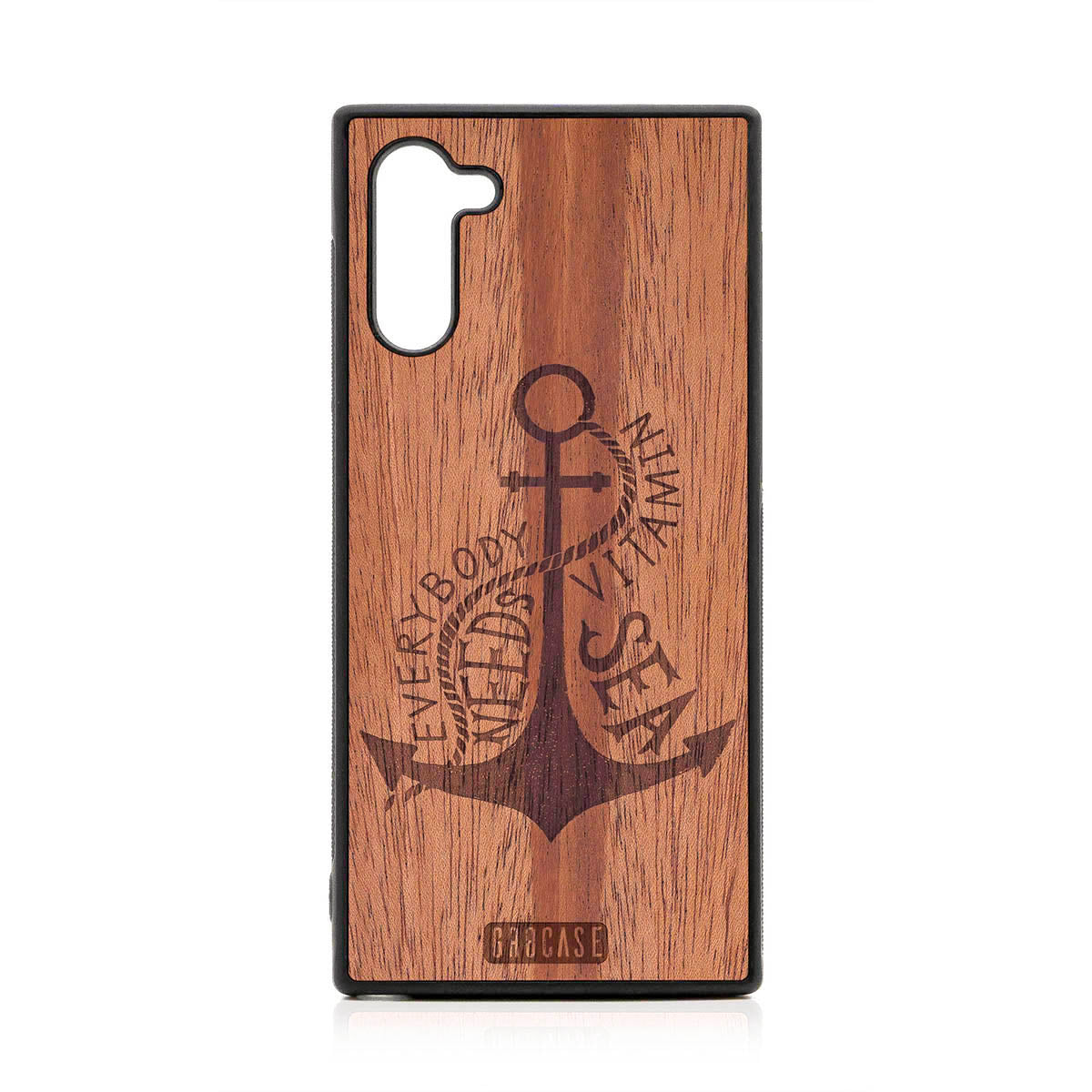 Everybody Needs Vitamin Sea (Anchor) Design Wood Case For Samsung Galaxy Note 10 by GR8CASE