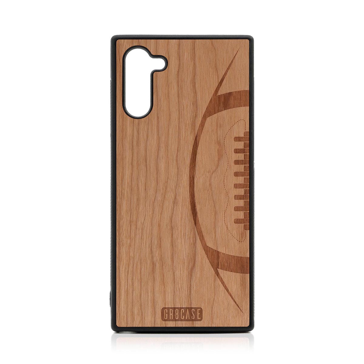 Football Design Wood Case For Samsung Galaxy Note 10 by GR8CASE