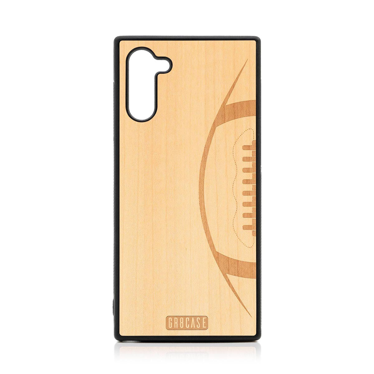 Football Design Wood Case For Samsung Galaxy Note 10 by GR8CASE