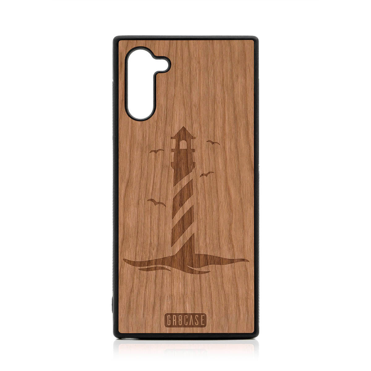 Lighthouse Design Wood Case For Samsung Galaxy Note 10