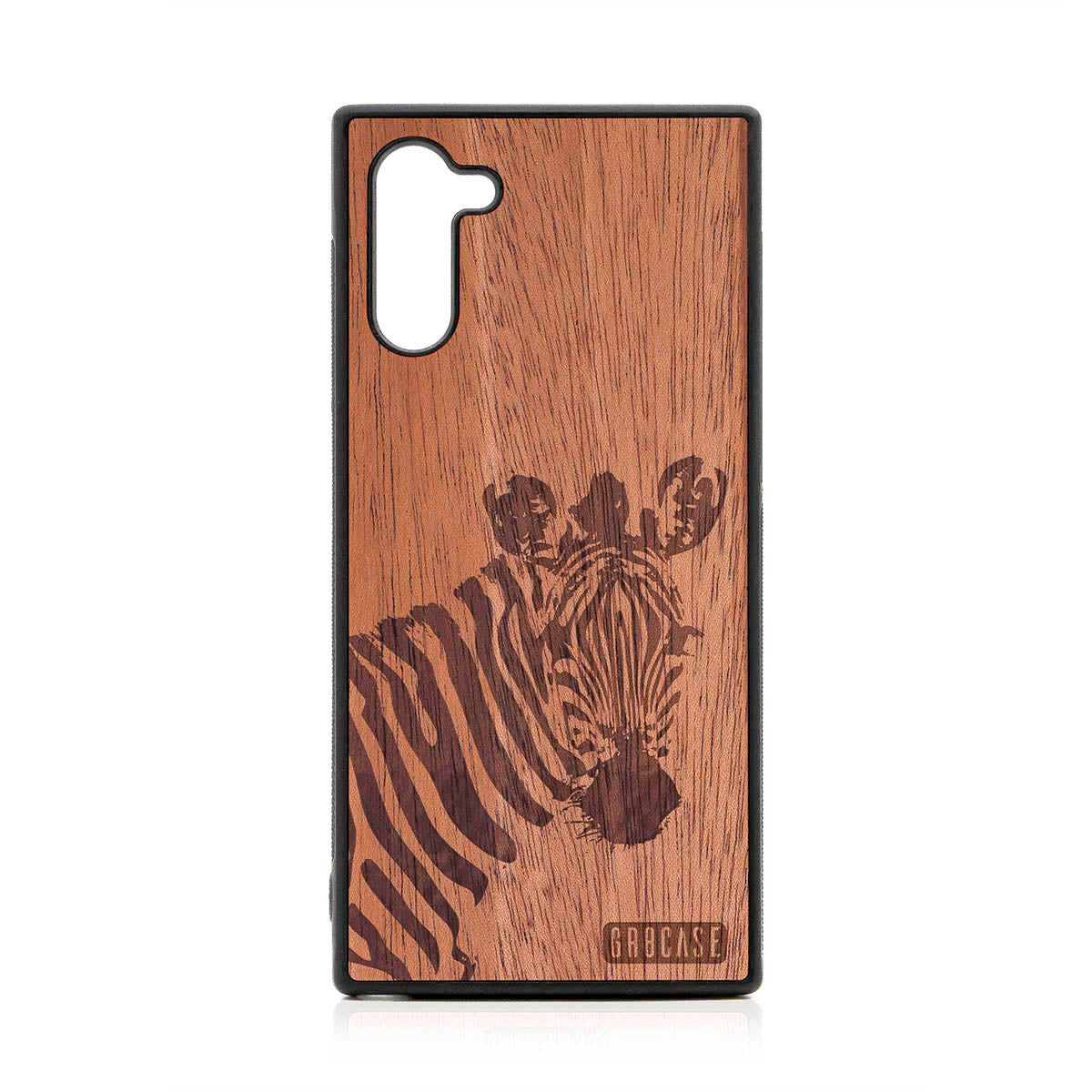 Lookout Zebra Design Wood Case For Samsung Galaxy Note 10