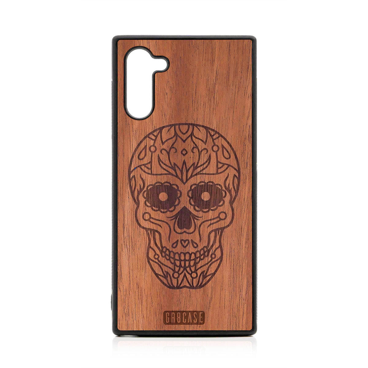 Sugar Skull Design Wood Case For Samsung Galaxy Note 10 by GR8CASE