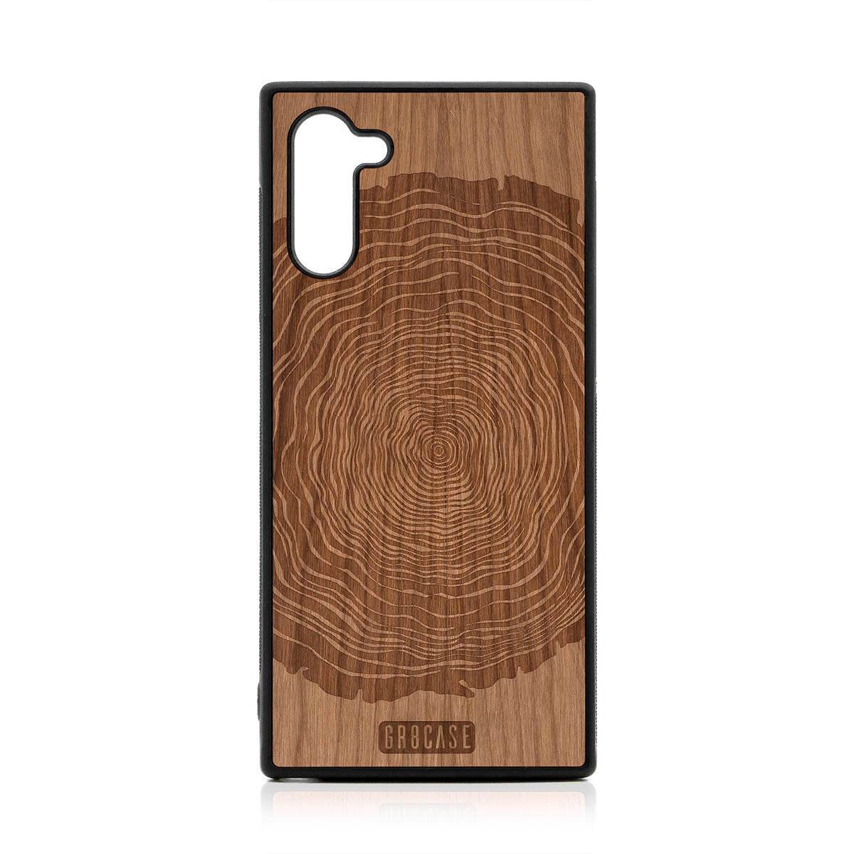 Tree Rings Design Wood Case For Samsung Galaxy Note 10