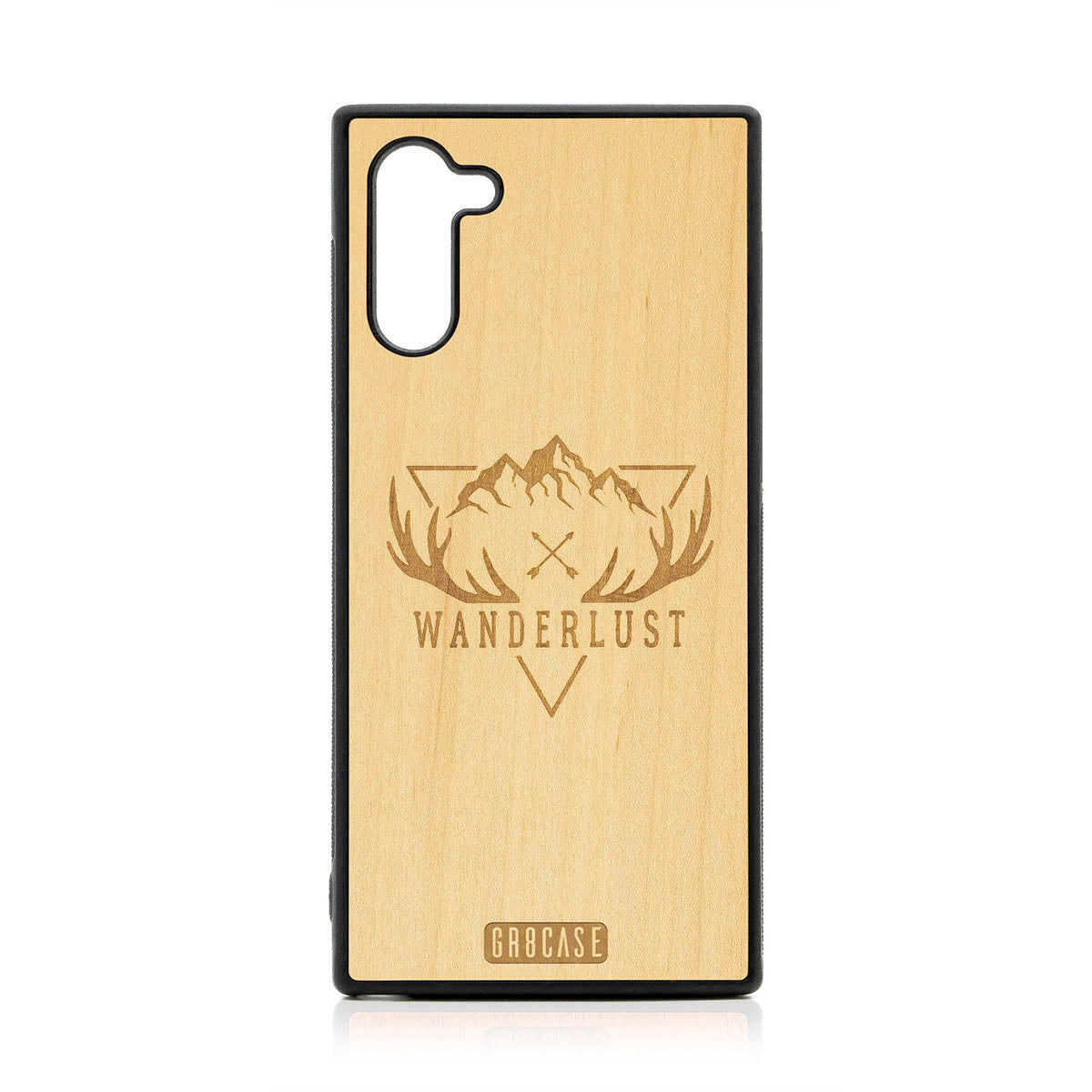 Wanderlust Design Wood Case For Samsung Galaxy Note 10
