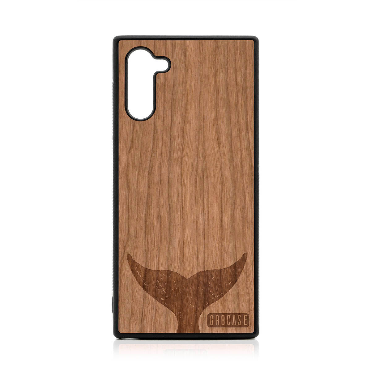 Whale Tail Design Wood Case For Samsung Galaxy Note 10