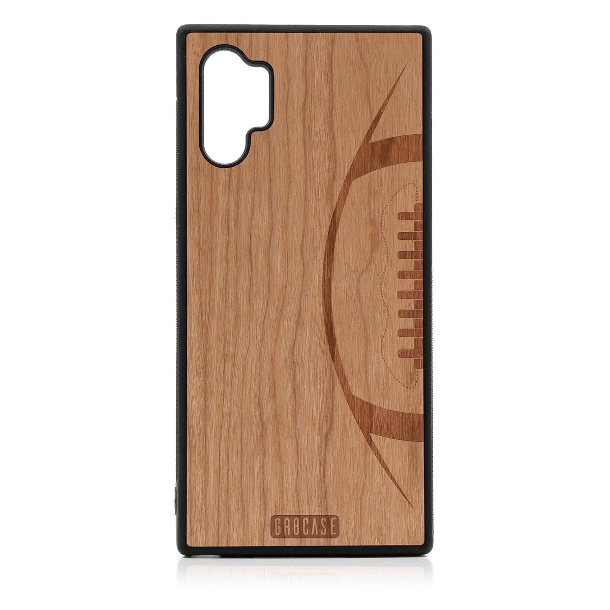 Football Design Wood Case For Samsung Galaxy Note 10 Plus by GR8CASE