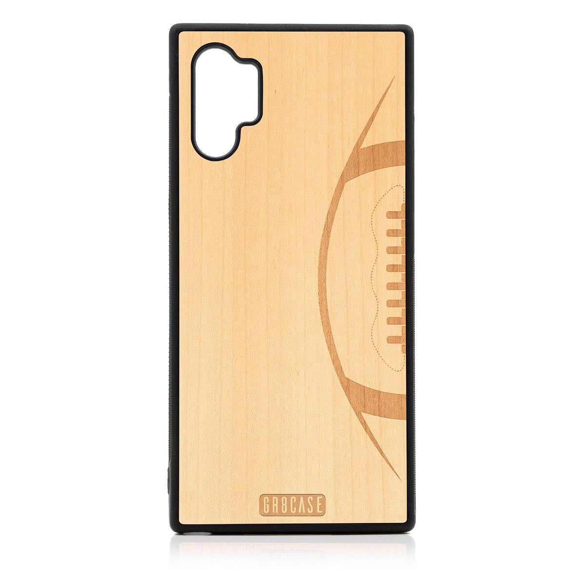 Football Design Wood Case For Samsung Galaxy Note 10 Plus by GR8CASE