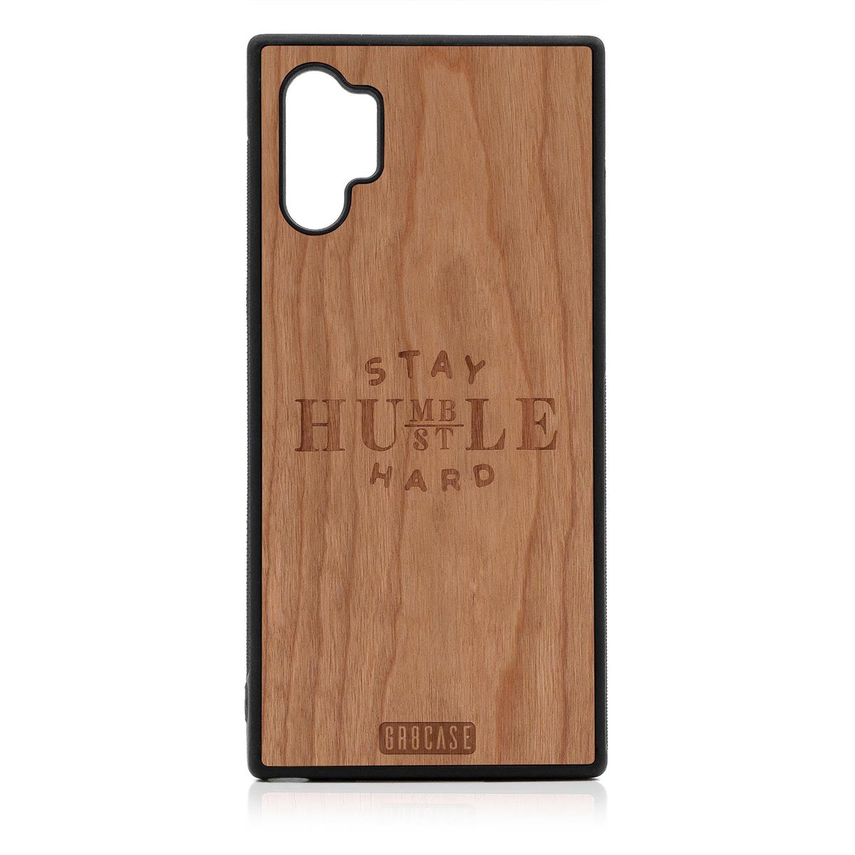 Stay Humble Hustle Hard Design Wood Case Samsung Galaxy Note 10 Plus by GR8CASE