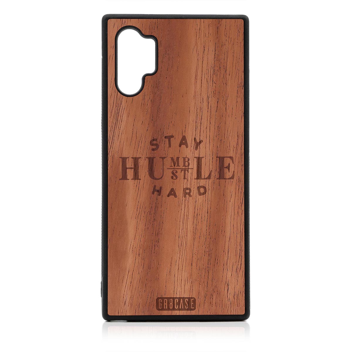 Stay Humble Hustle Hard Design Wood Case Samsung Galaxy Note 10 Plus by GR8CASE