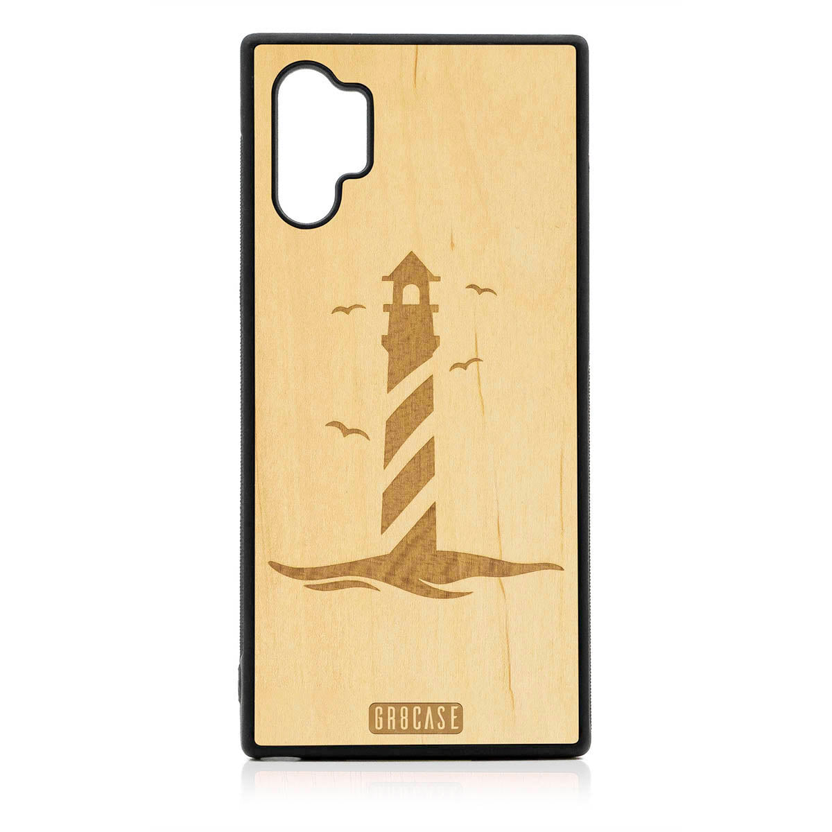 Lighthouse Design Wood Case For Samsung Galaxy Note 10 Plus