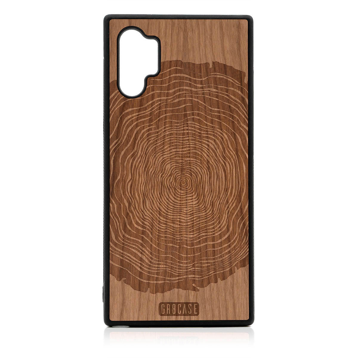 Tree Rings Design Wood Case For Samsung Galaxy Note 10 Plus