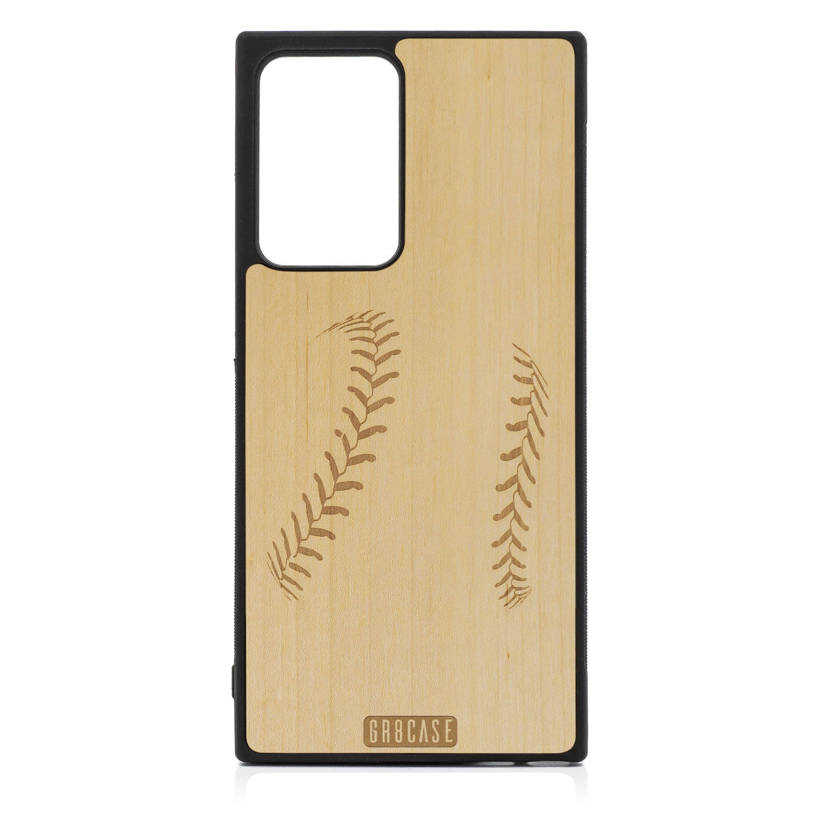 Baseball Stitches Design Wood Case For Note Samsung Galaxy Note 20 Ultra