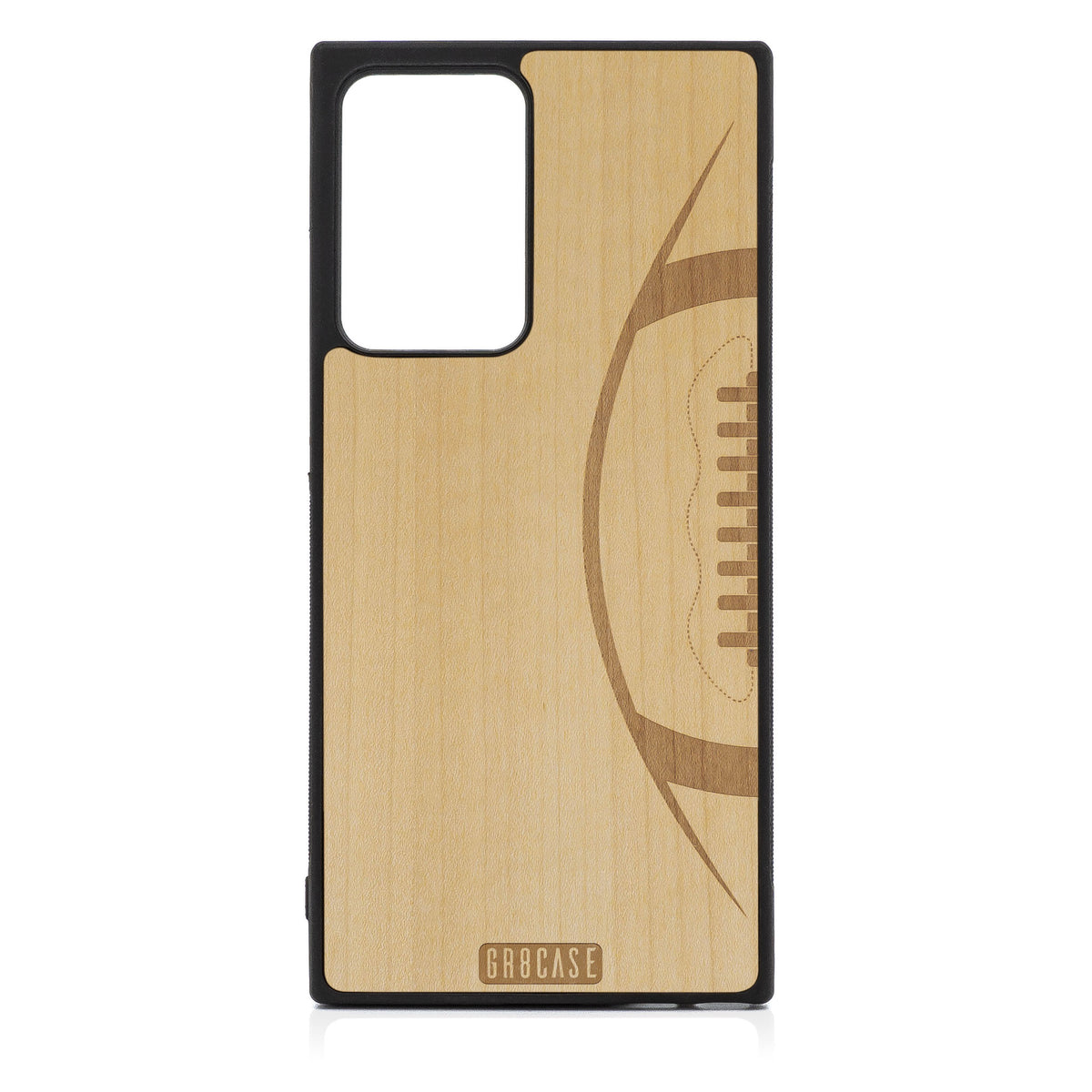 Football Design Wood Case For Samsung Galaxy Note 20 Ultra