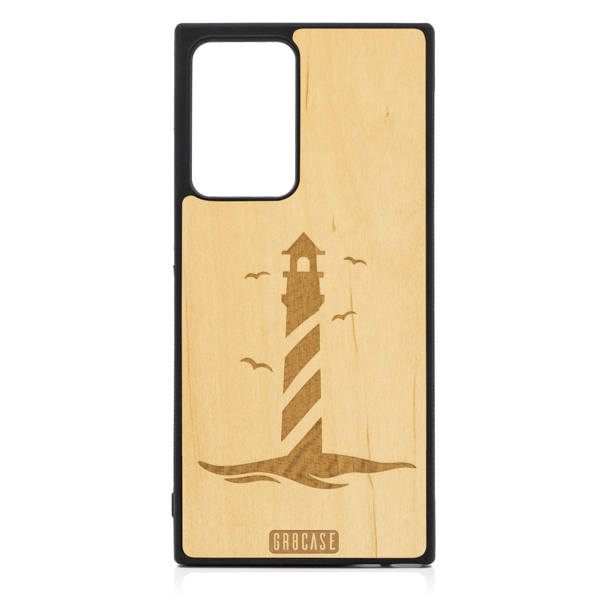 Lighthouse Design Wood Case For Samsung Galaxy Note 20 Ultra