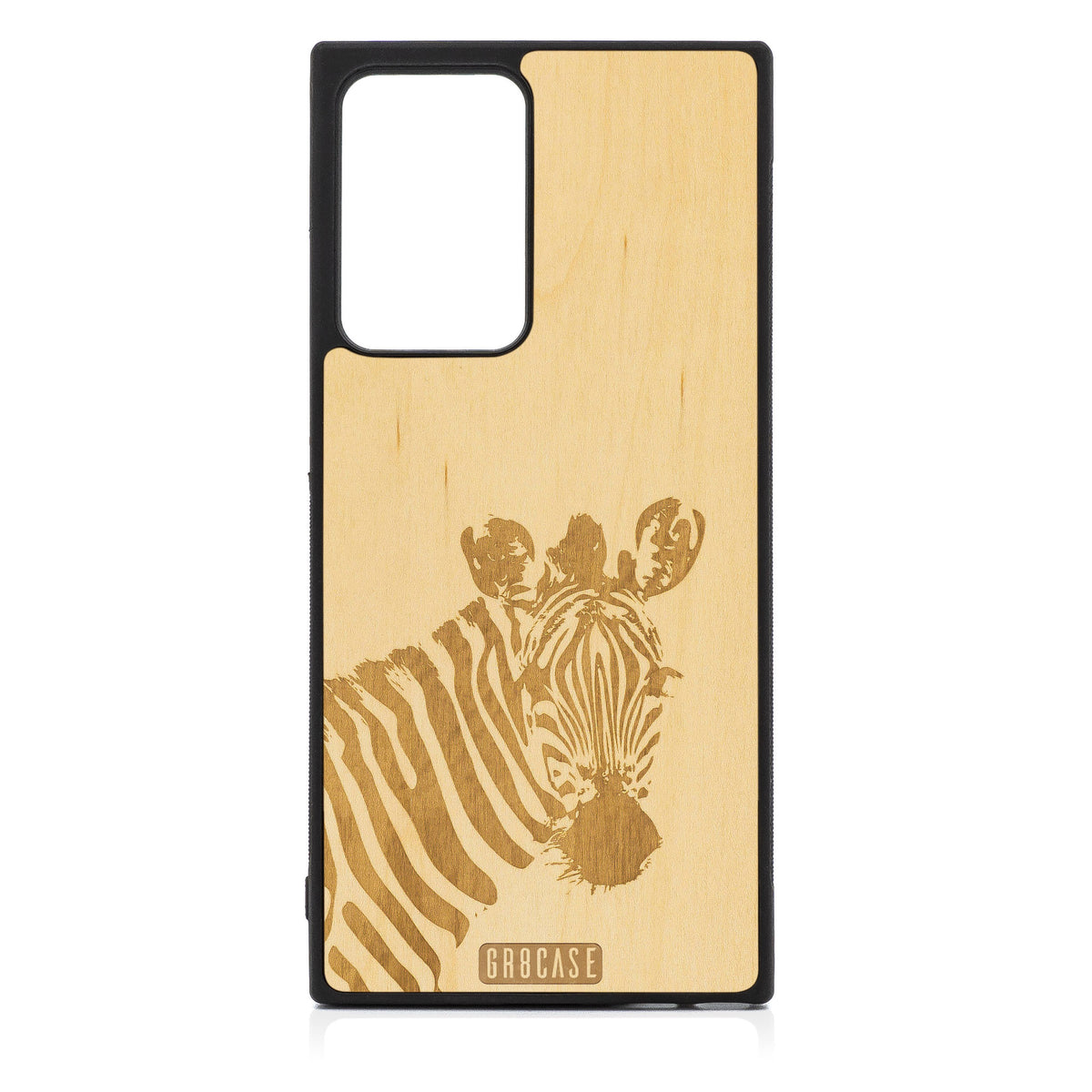 Lookout Zebra Design Wood Case For Samsung Galaxy Note 20 Ultra